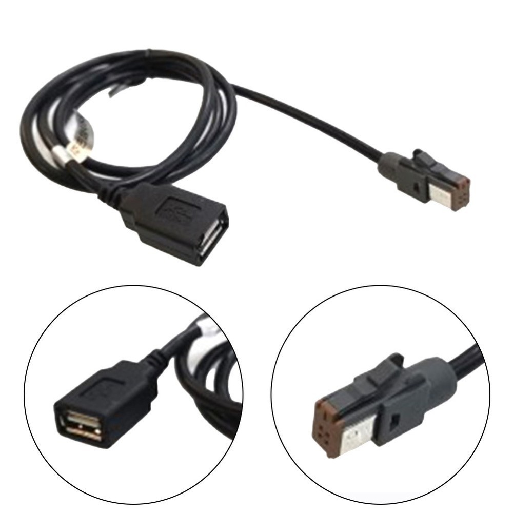 USB Adapter Cable Audio Input Media Data Parts Replacement 100cm Length 1pc
