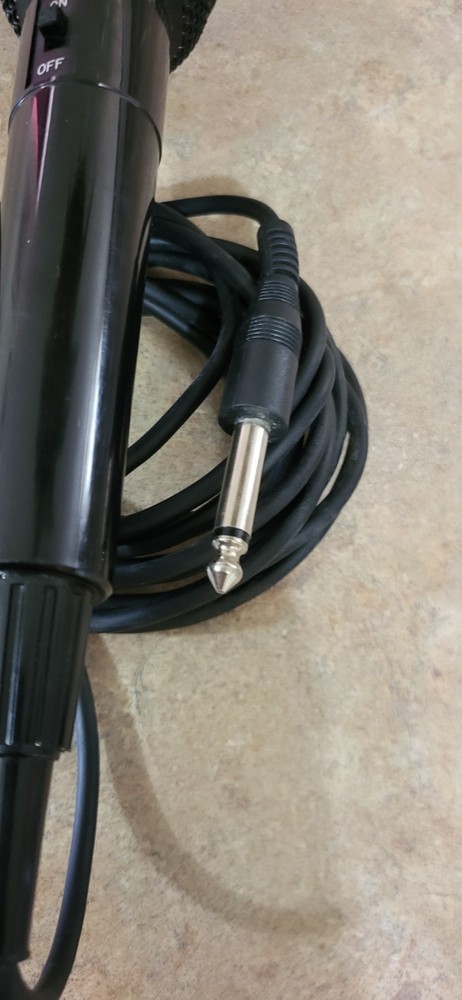 Singing Machine Wired Microphone Replacement Dynamic Karaoke Handheld 10ft Cord