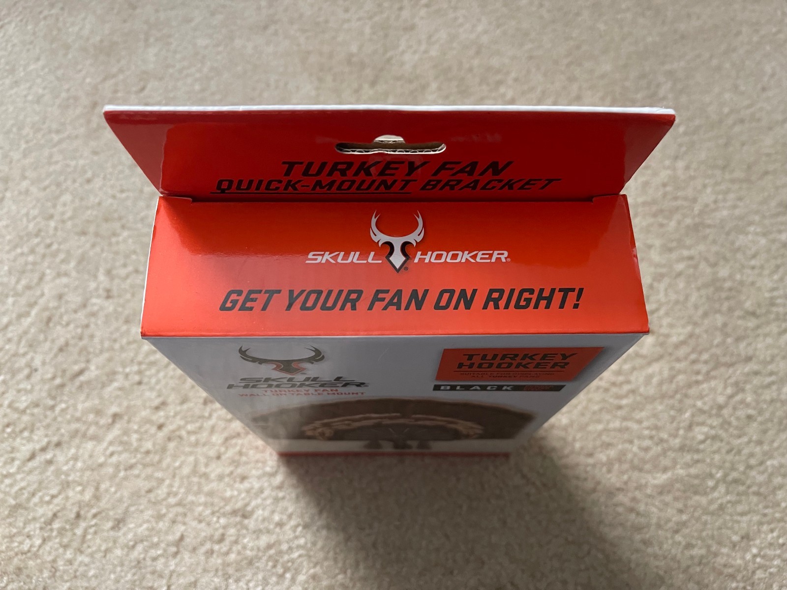 Skull Hooker Turkey Hooker Wall or Table Mount Black