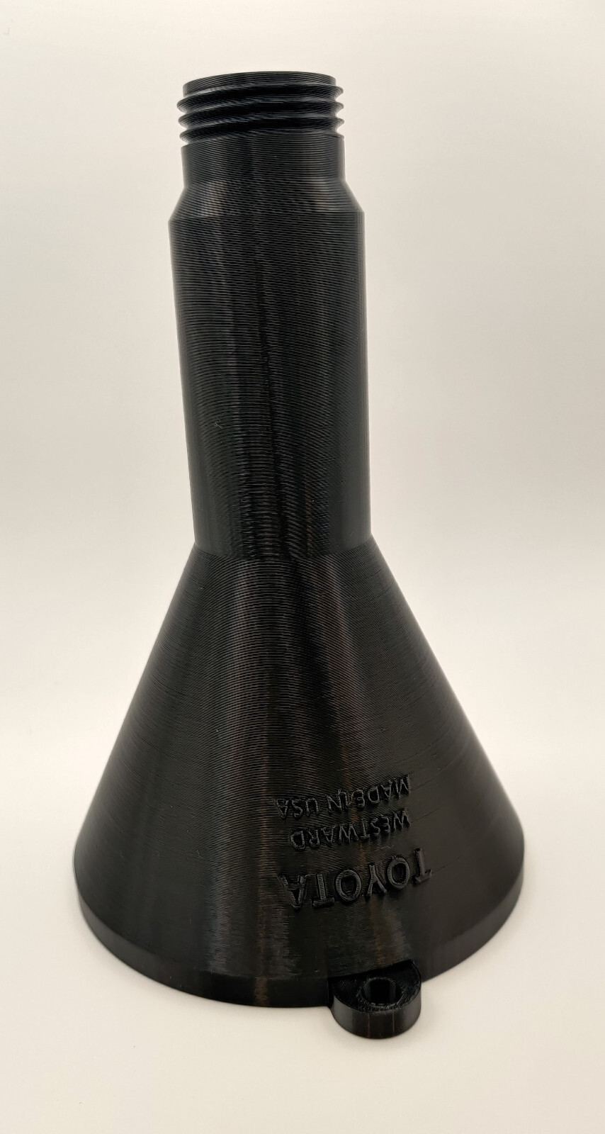 Best Threaded Toyota Lexus Scion Oil Funnel - VENTED - GREY - MADE IN USA