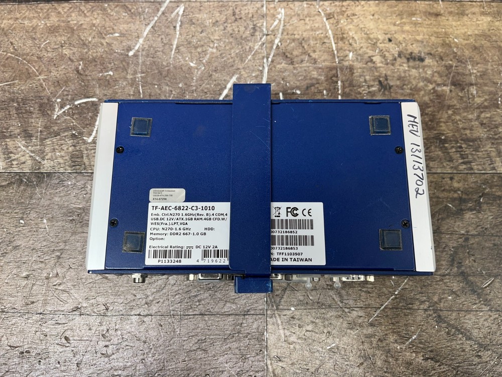 AAEON AEC-6822 Fanless Embedded Controller Atom N270 4x RS232