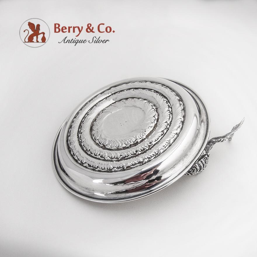 Figural Fish Serving Dish 800 Silver Florence 1950