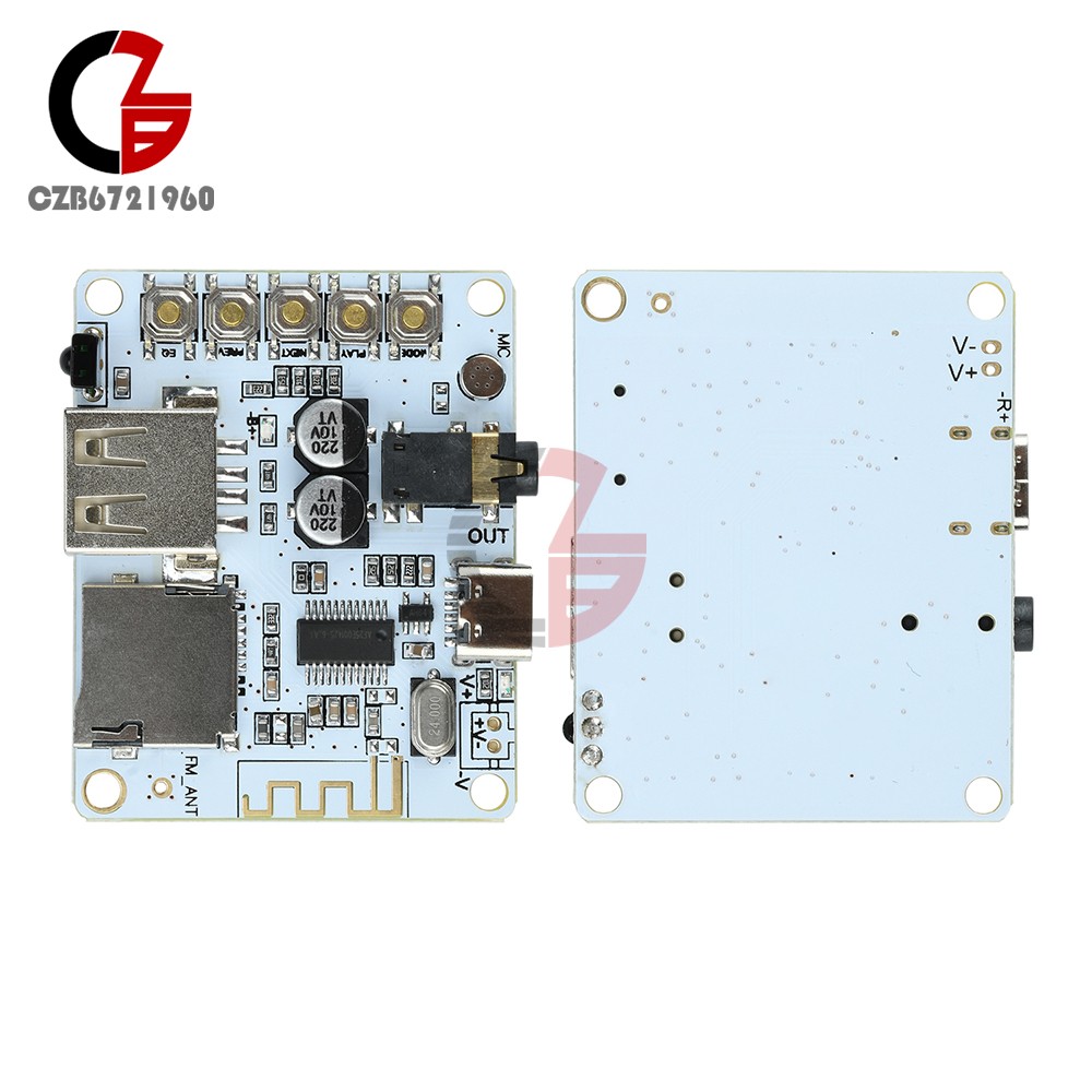Audio Receiver Board Module Player Bluetooth 5.4 Lossless Decoder Module Type-C