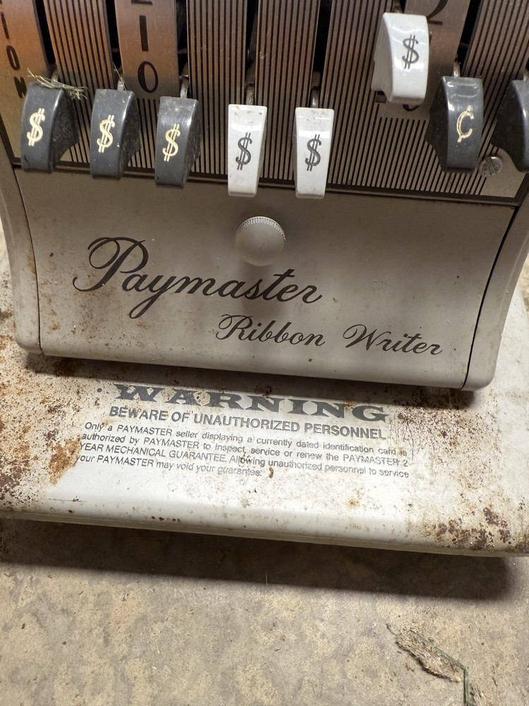 Paymaster Ribbon Writer