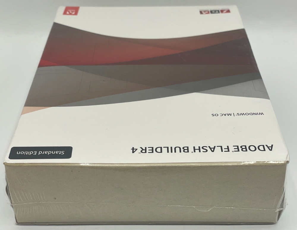 ADOBE FLASH BUILDER 4 Software MAC OS & WINDOWS Full Retail Factory Sealed
