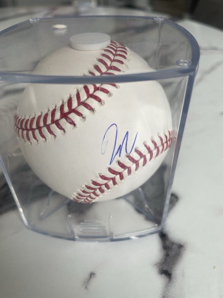 Jackson Jobe Autographed signed OMLB