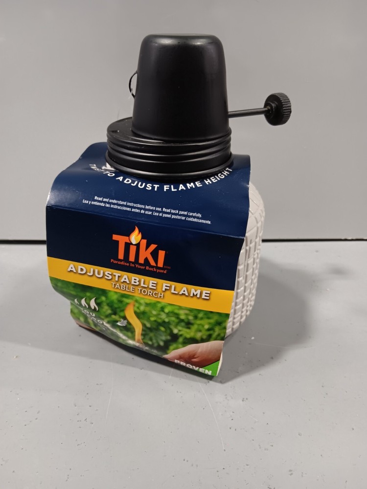 TIKI ADJUSTABLE FLAME TABLE TORCH