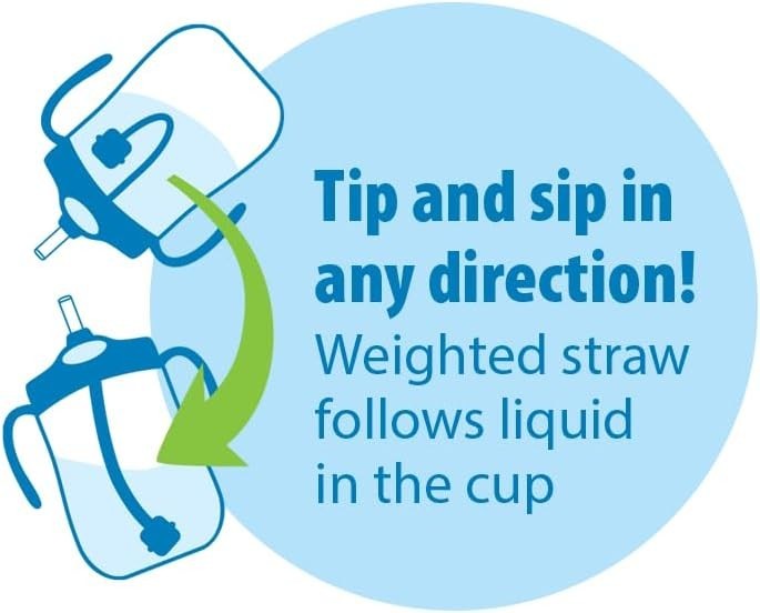 Spill-Proof Baby Straw Cup with Sliding Lid – 9oz BPA-Free for Travel & Home