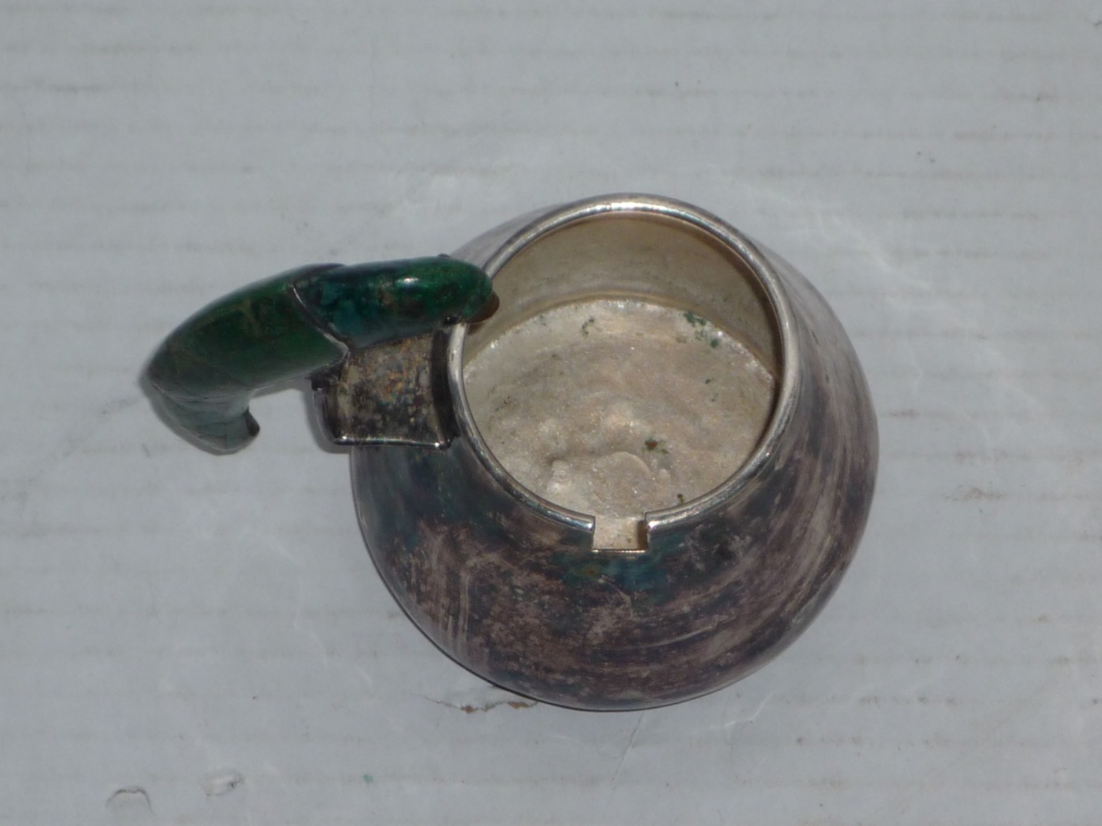 VINTAGE TAXCO LOS CASTILLO HAMMERED SILVERPLATE PARROT HONEY JAM JAR SUGAR BOWL?