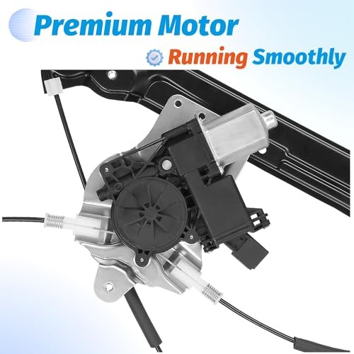Front Right Passenger Side Power Window Regulator with Motor Compatible with