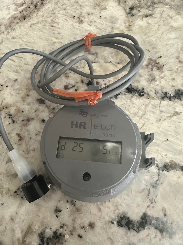 Badger Meter Water Meter HR/ E LCD Gray