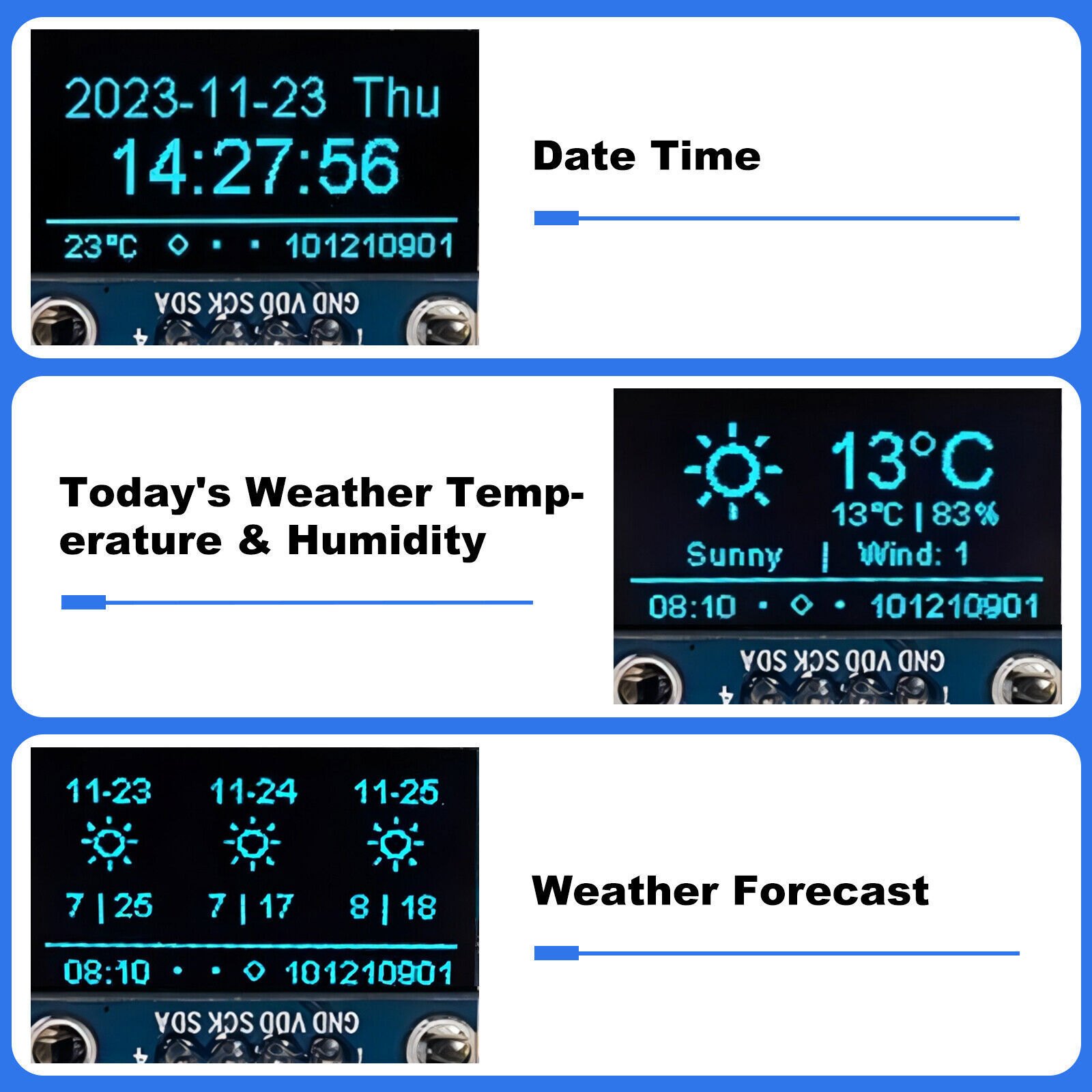 Digital Mini Clock DIY Kit Electronic Clock Teaching soldering Practice Kit