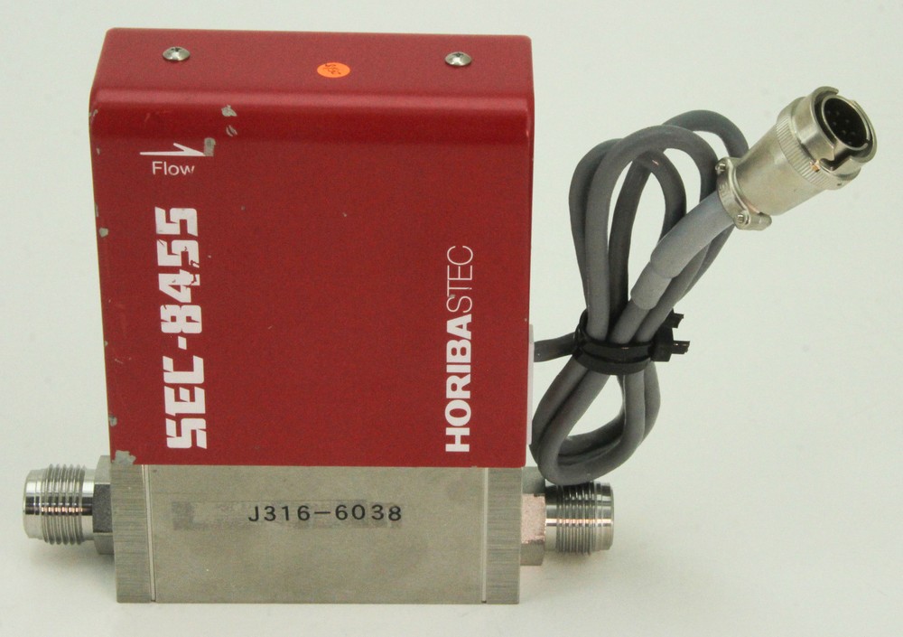 6038 HORIBA-STEC MFC SEC-8455 MASS FLOW CONTROLLER SEC-8455S