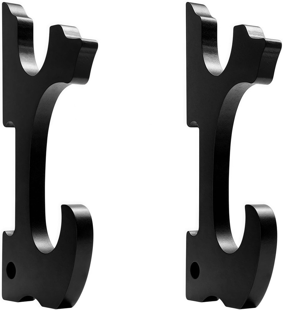 2/Set Sword Hook Wall Mount Samurai Sword Hanger Display Holder Adjustable fo...