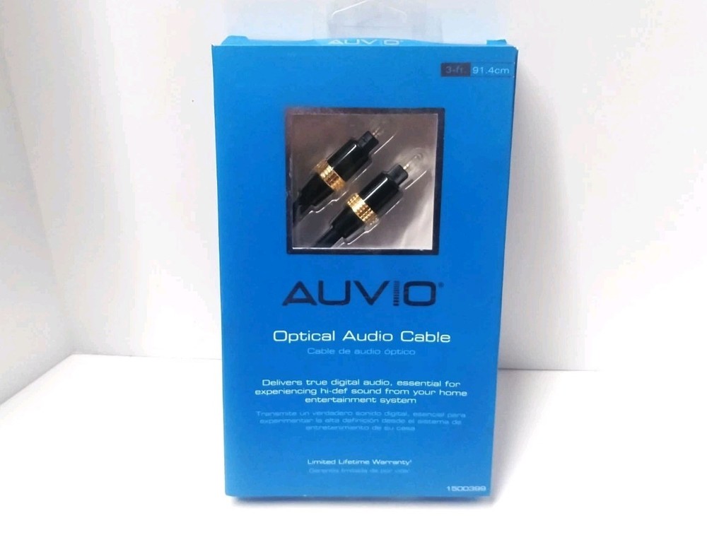AUVIO 3-ft Optical Audio Cable 1500399