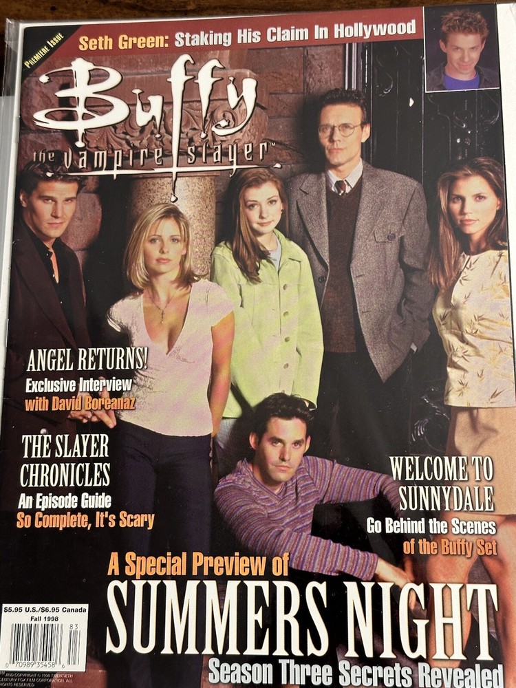 Buffy the Vampire Slayer Magazine Premiere Issue 1998/Fall