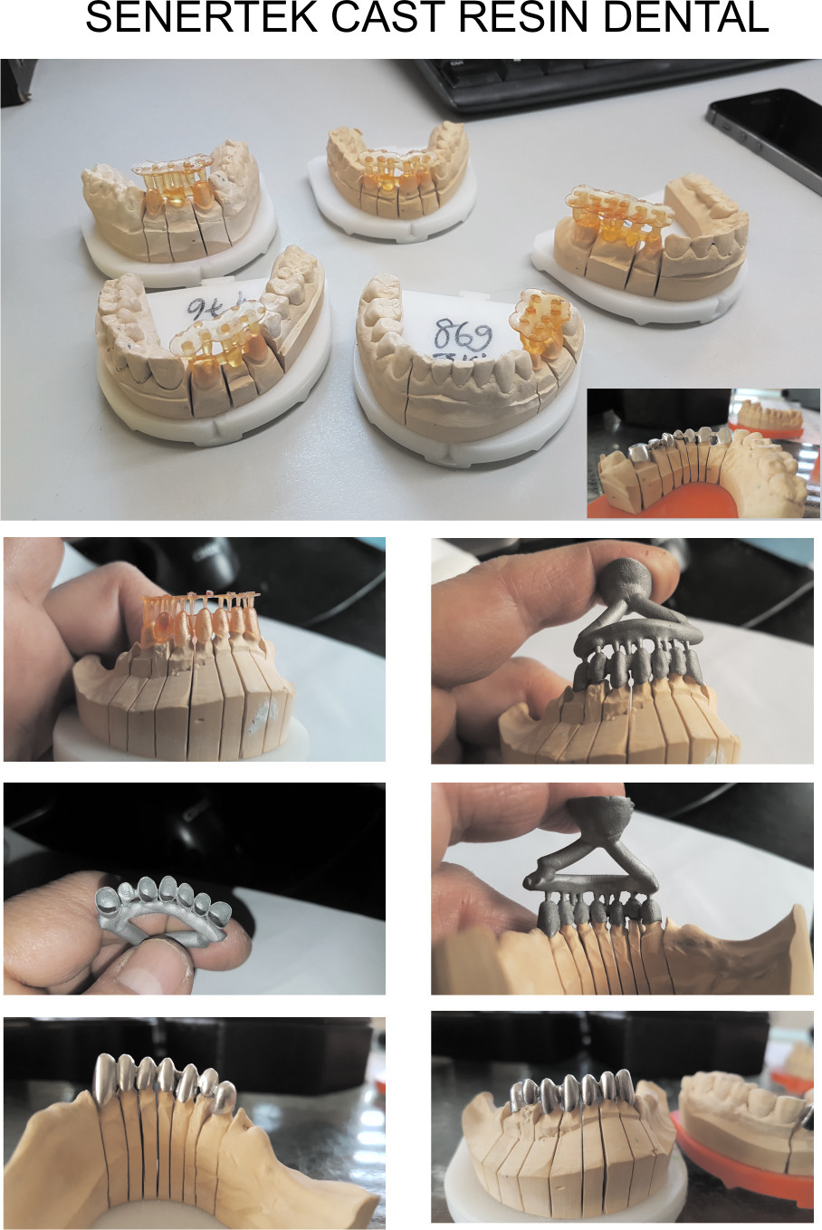 DLP SLA LCD 3d printer castable high quality resin for dental & jewelry