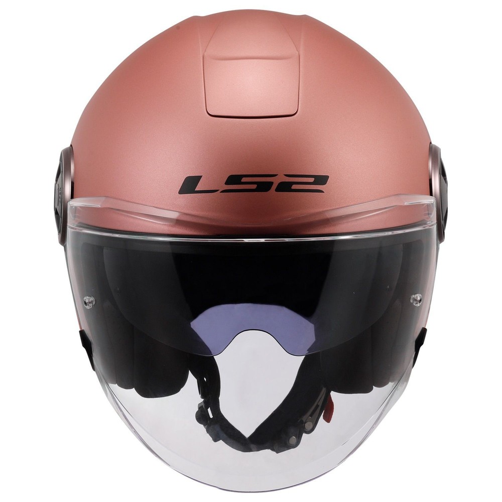LS2 OF620 Classy Helmet Solid Matte Gold Pink