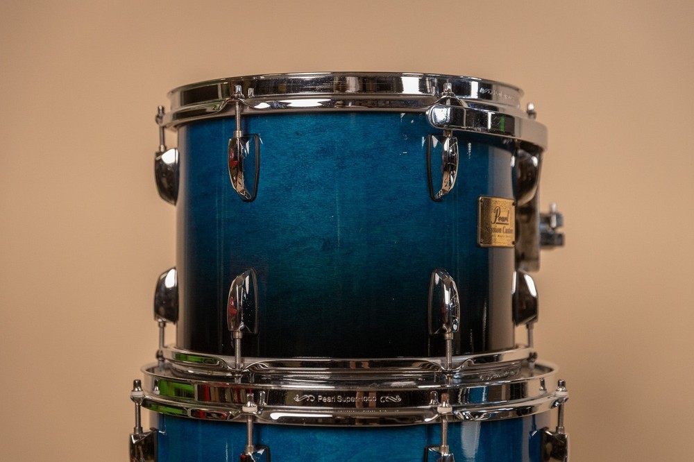 Pearl Session Custom Maple Marine Blue Fade Drum Set