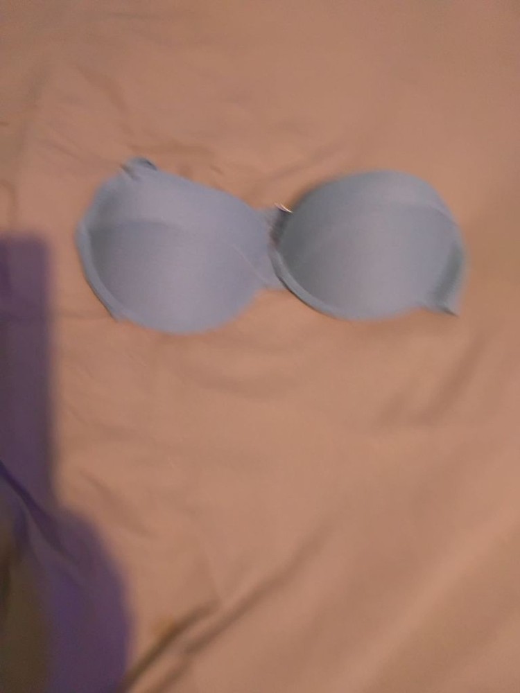 Cupshe ribbed bandeau bikini set
