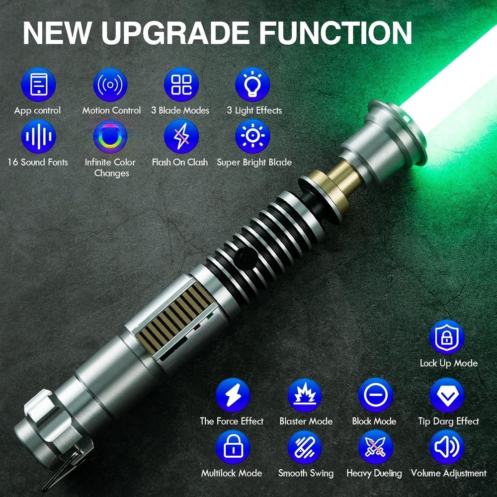 G4E Lightsaber - Smooth Swing Technology & 16 Sound Modes Included!