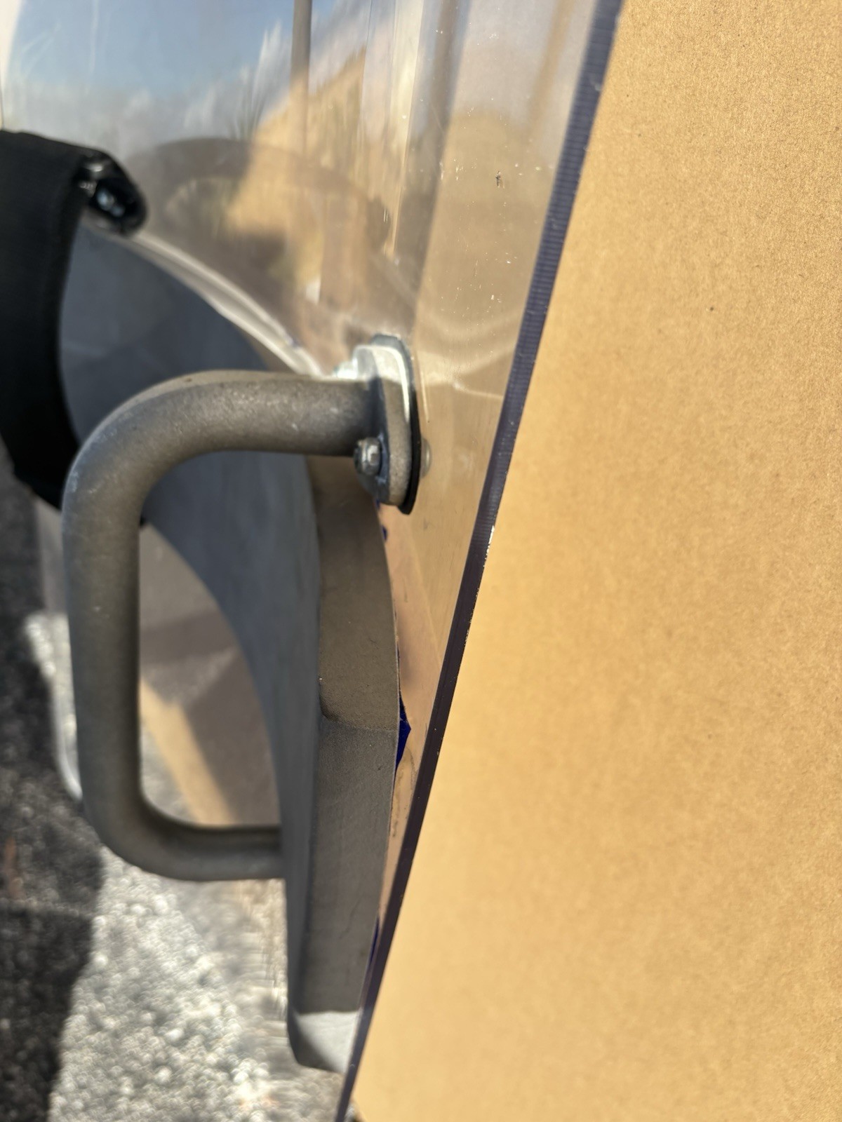 Police Riot Shield - Authentic Police Shield With Handle - Man Cave - Role Play