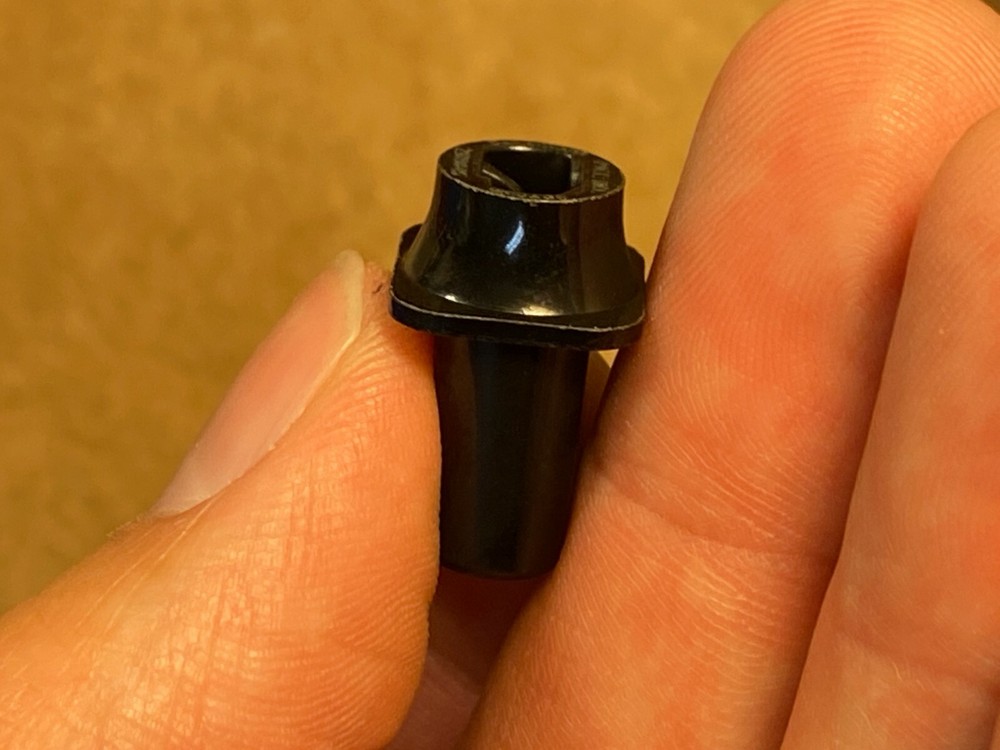 5 New Daka-Ware Black Bakelite Top Hat Knobs Marantz 7 7C 7T Lever Toggle Switch