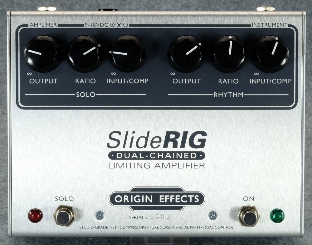 Large Format Origin Effects Sliderig Dual-Chained Limiting Amplifier Compressor