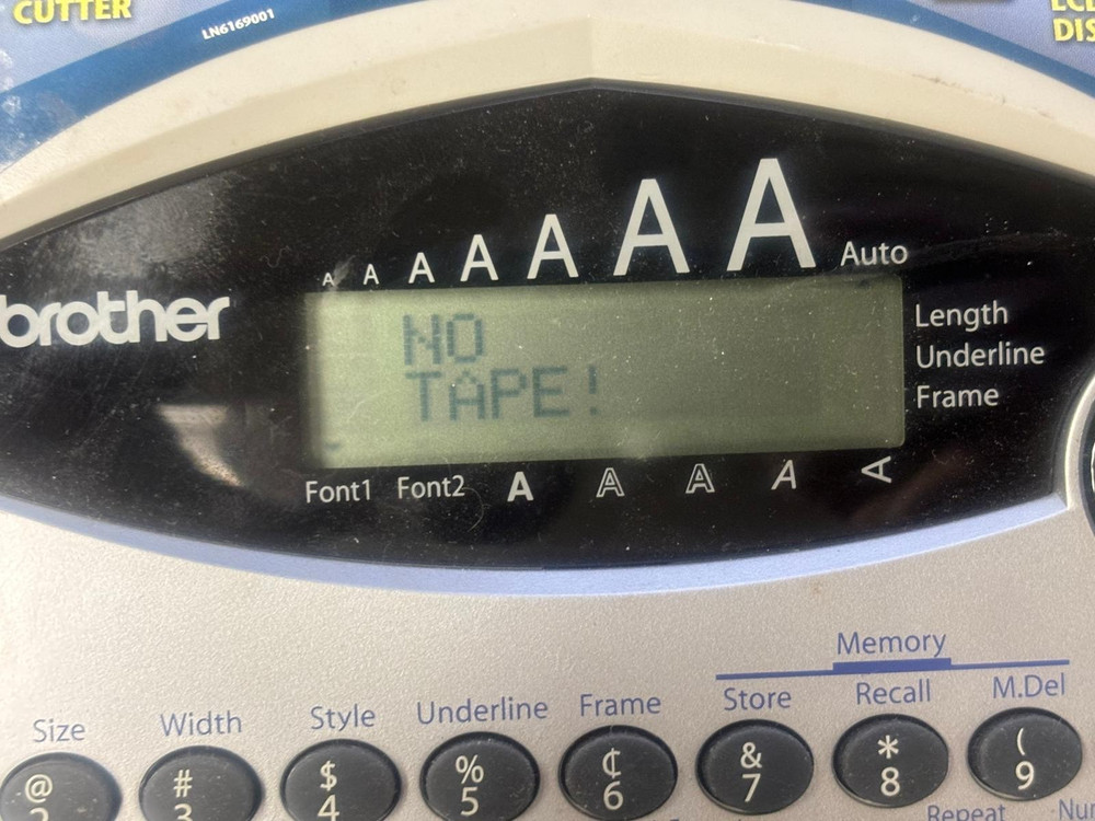 Brother P-Touch PT-1950 Label Printer - no tape