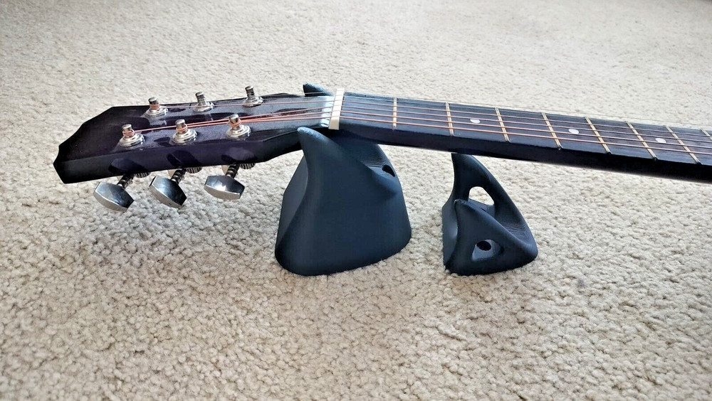 3D Printed Guitar Wall Mount Hanger Hook Auto Gravity Lock Guitar Holder