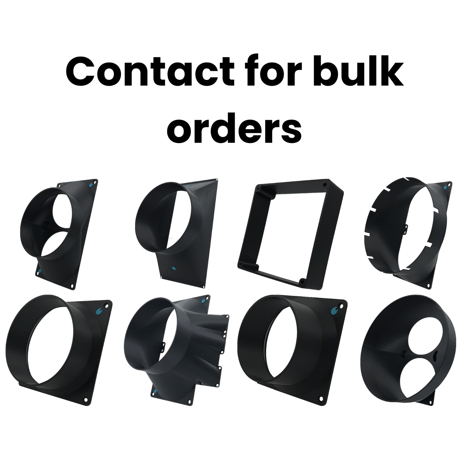 120mm to 4 Inch - Fan Shroud Adapter Crypto ASIC Miner Silencer Antminer S9 L3+