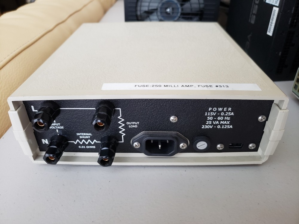 Valhalla Scientific 2105, Wide-Range Power Analyzer