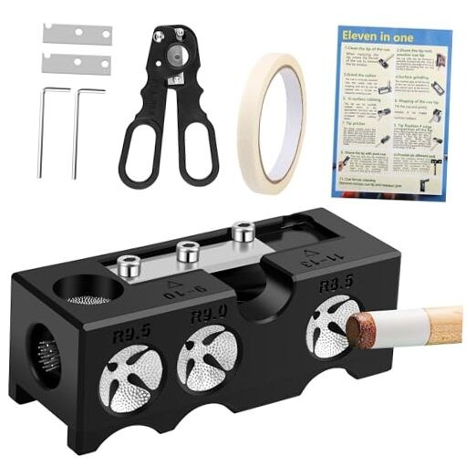 Billiards Pool cue Tips Replacement kit, Professional Billiards Accessory for