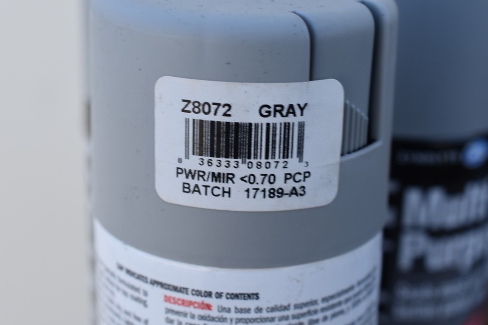 Aervoe Z8072 Multipurpose Primer - Gray, 11 0z, 3 pc,