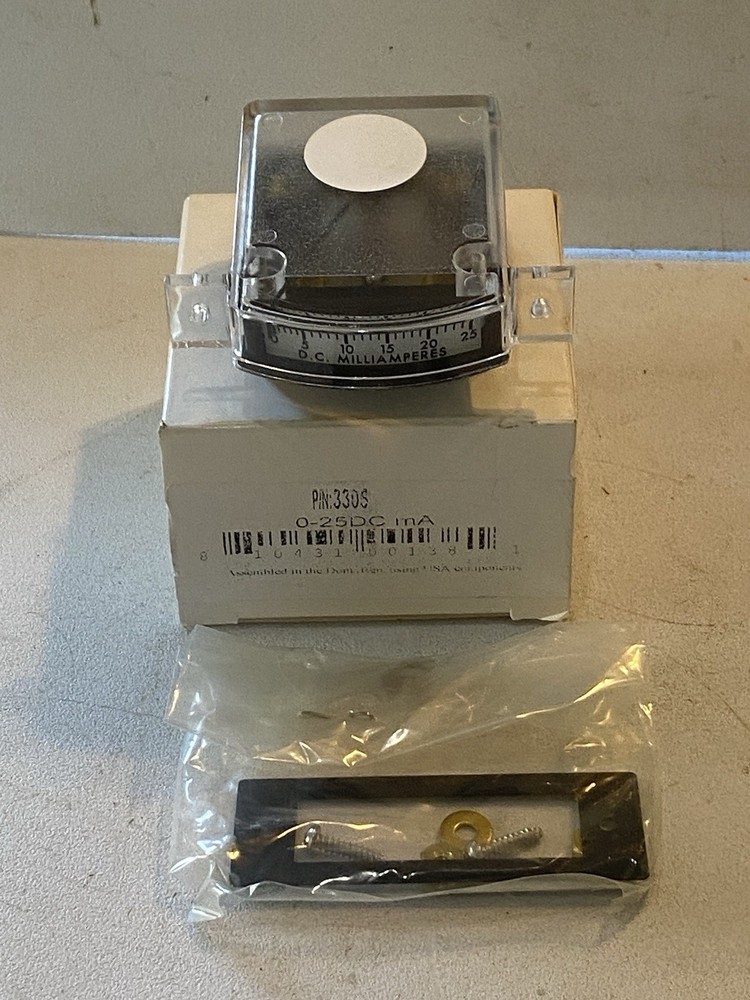 3306 PANEL METER - 0-25 DC MILLIAMPERES
