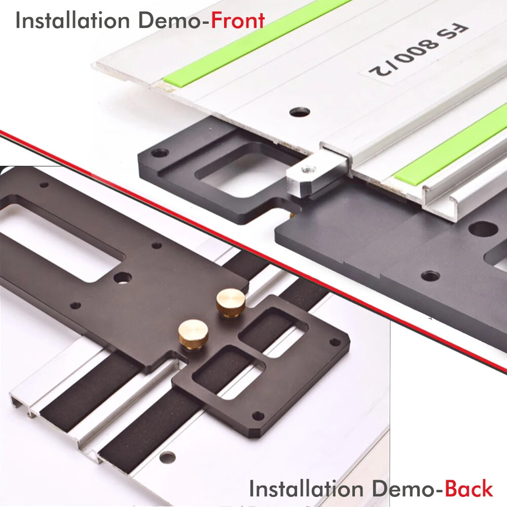 90 Degree Track Saw Square Guide Rail Square Right-angle Guide Rail Stop