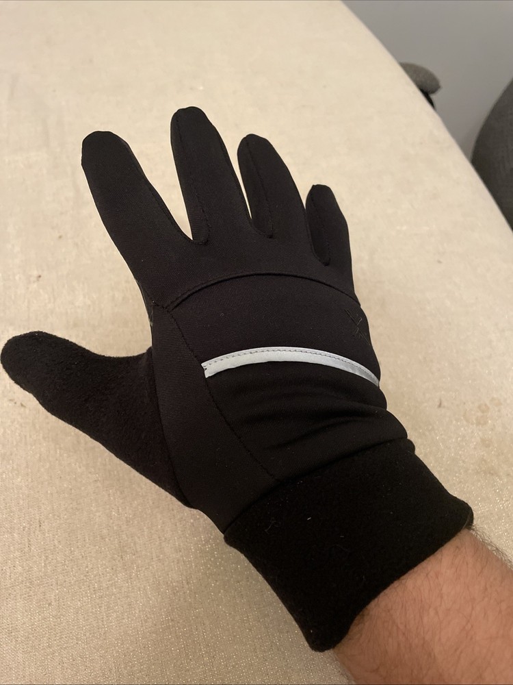Xersion Touch Screen Workable Gloves Black Fits Large & Extra Large Hands