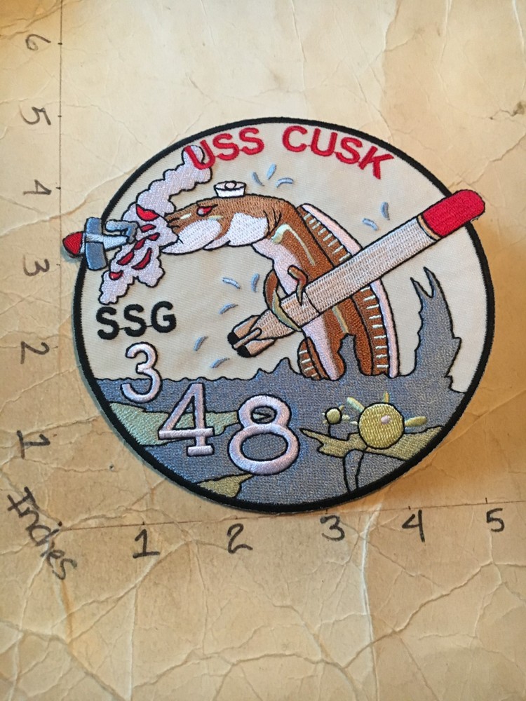 US NAVY USS Cusk SSG-348 Submarine Patch 8/1/25