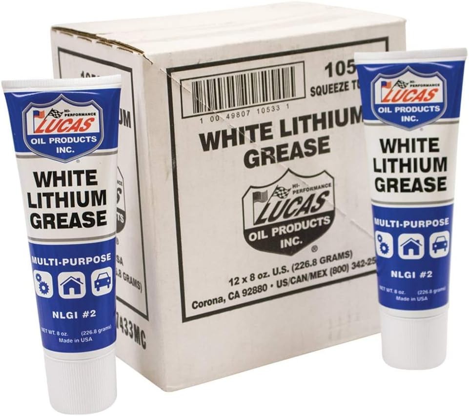 Lucas Oil White Lithium Grease 1 x 8 ounce