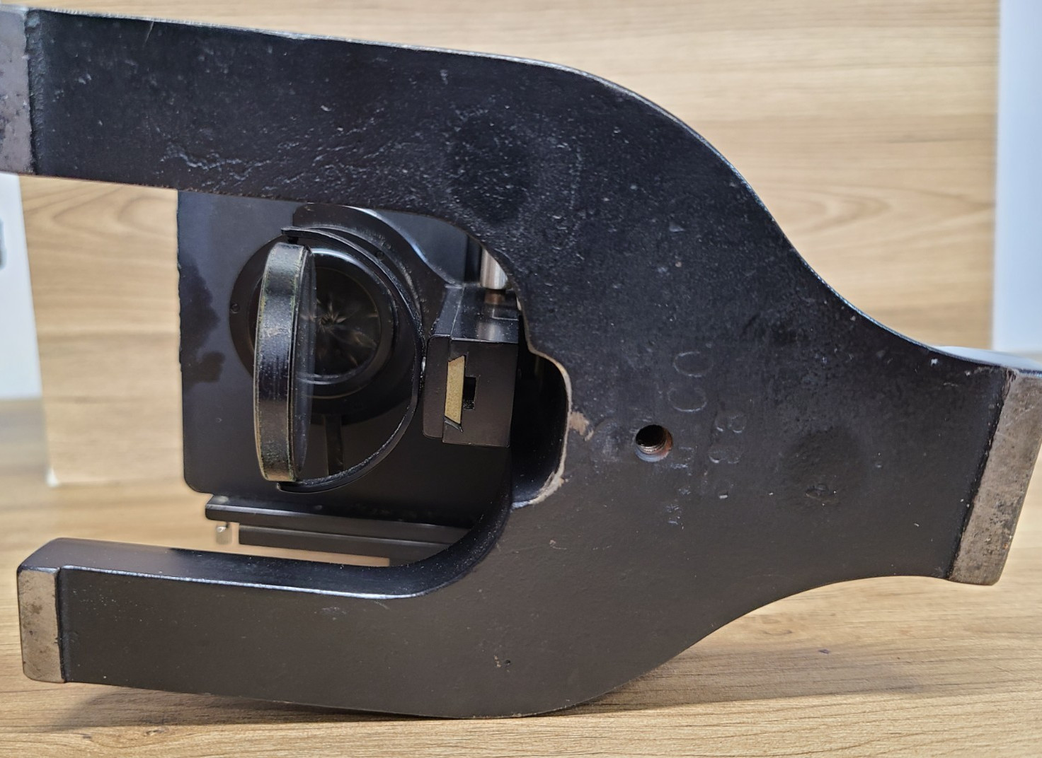 Vintage Spencer Buffalo USA Monocular Microscope Carl Zeiss Lens and Scopelite