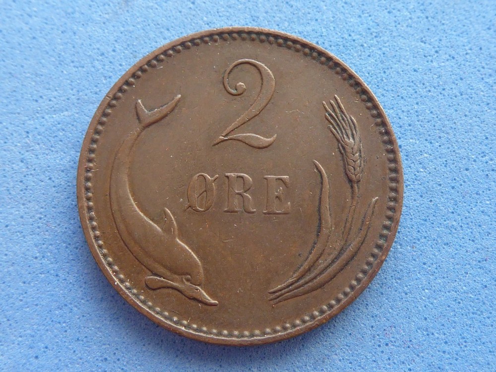 1957) Denmark 2 Ore 1894 Problem Free £3.00