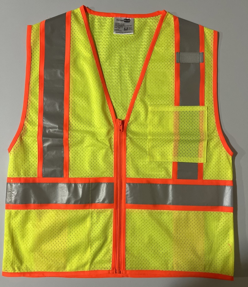 Cornerstone Reflective Safety Vest Yellow S/M