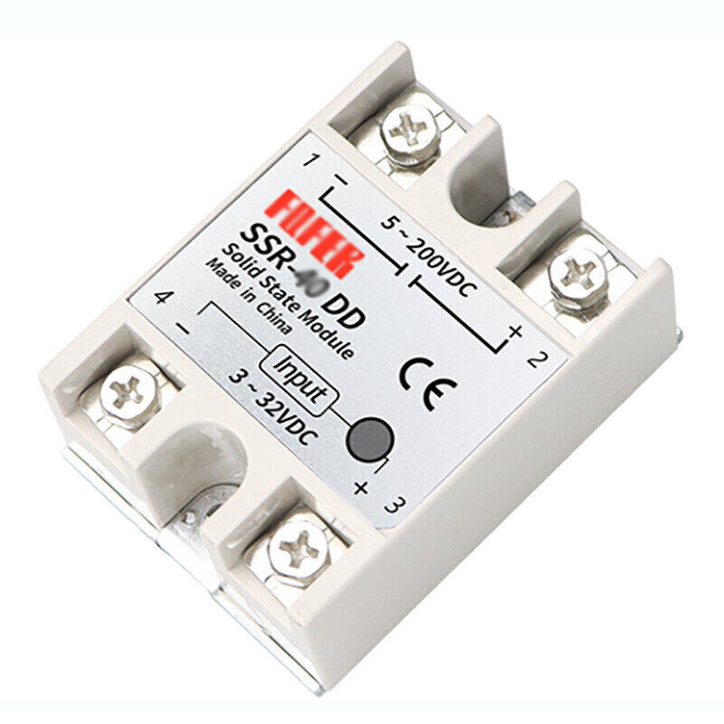 For DC to DC Solid State Relay Module SSR-100DD 3-32V DC, 5-200V DC New