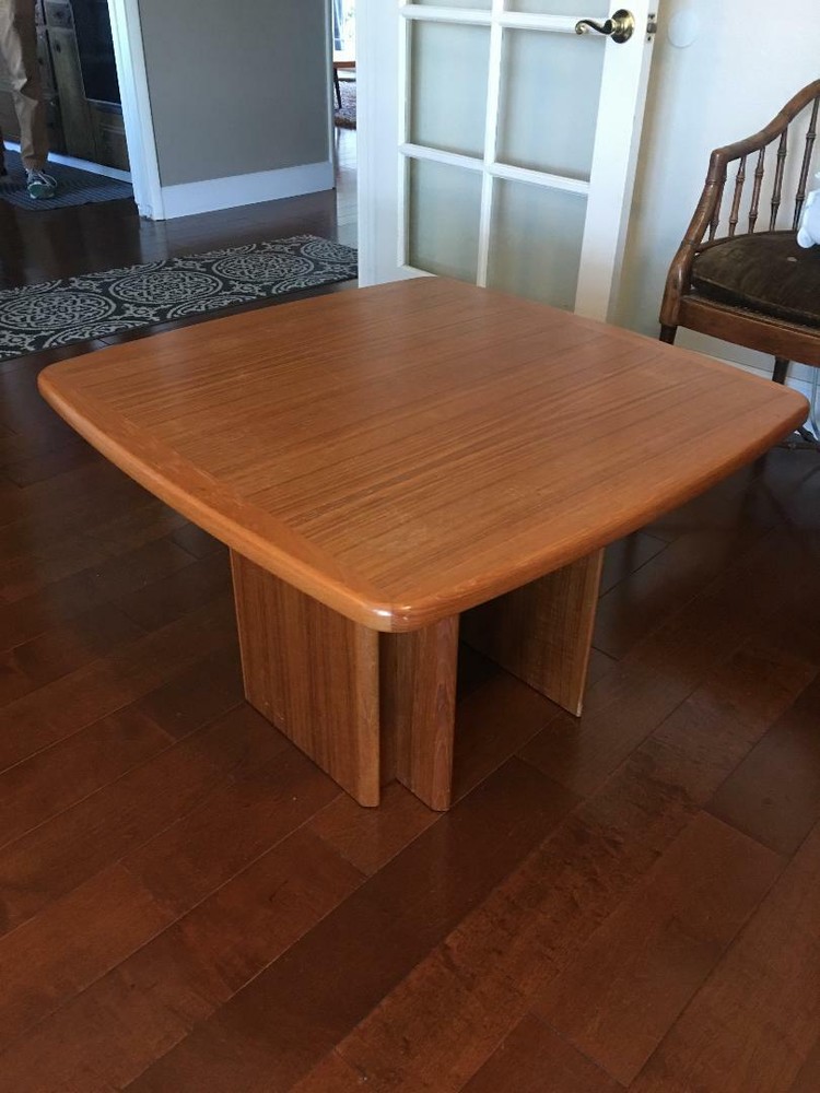 Danish Modern Mid Century Laurits Larsen Coffee Table End Table