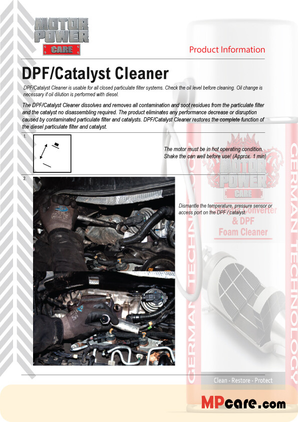 2 x cans Diesel Particulate Filter ( DPF ) Cleaner With Hose Foam cleaner
