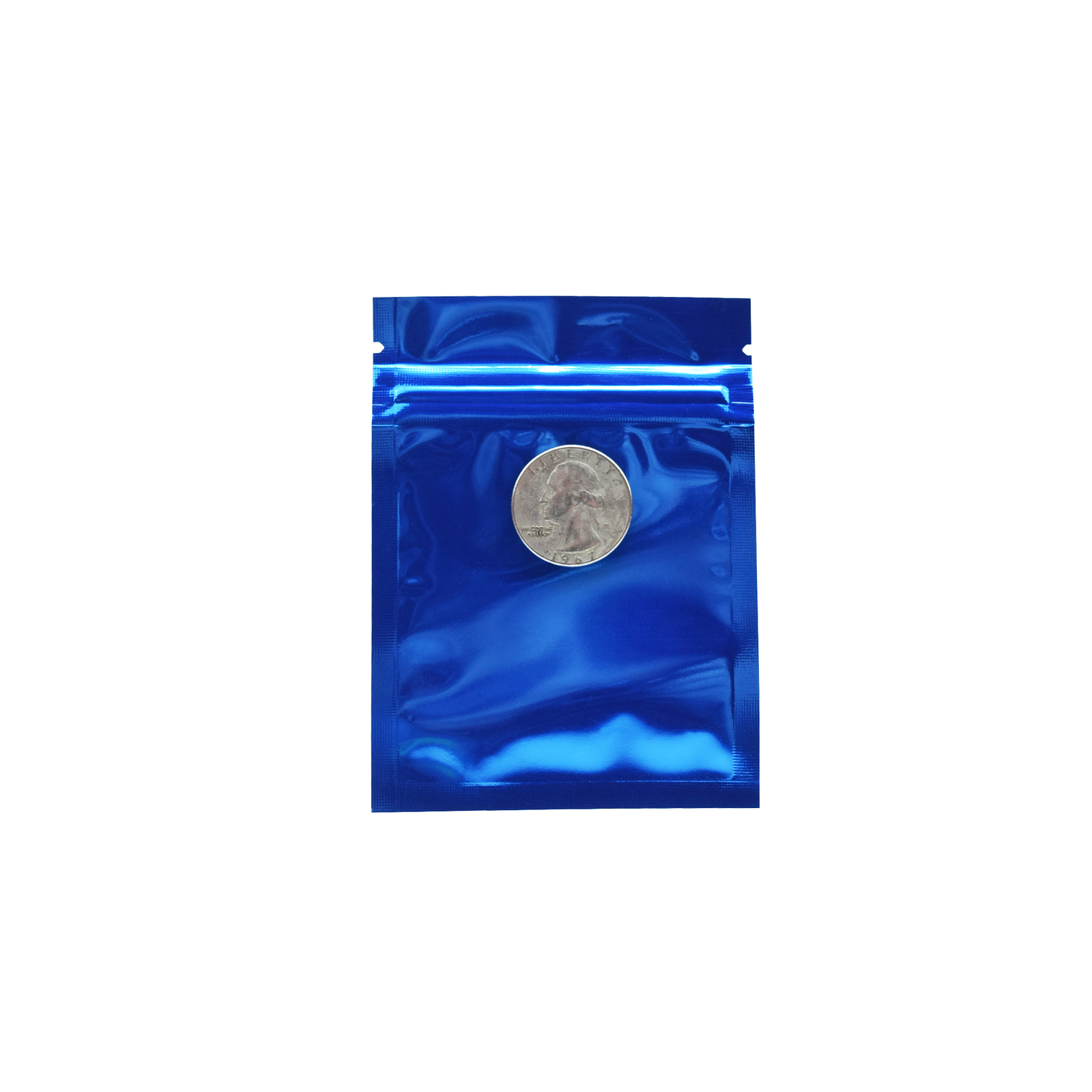 100 New Glossy Metallic Foil Mylar Resealable Bags in Different Colors and Sizes