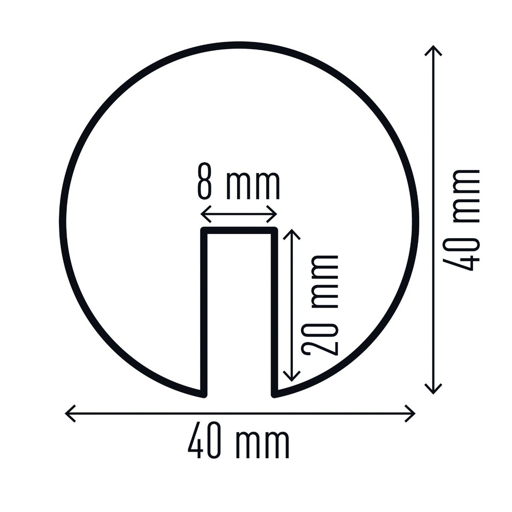 Adhesive Edge Impact Protection Profile Warning Yellow E8R 3ft Durable
