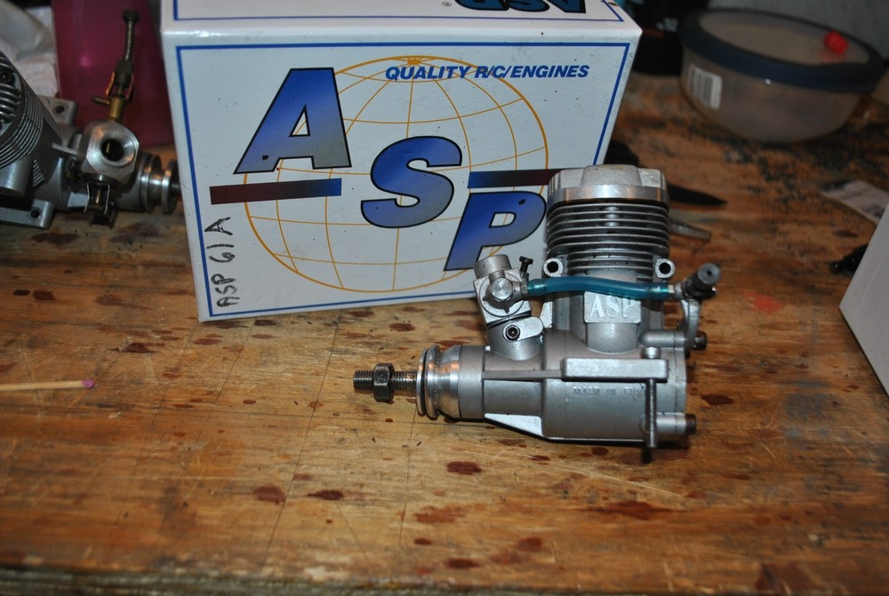 ASP .61 RC Glow Motor. Low hours