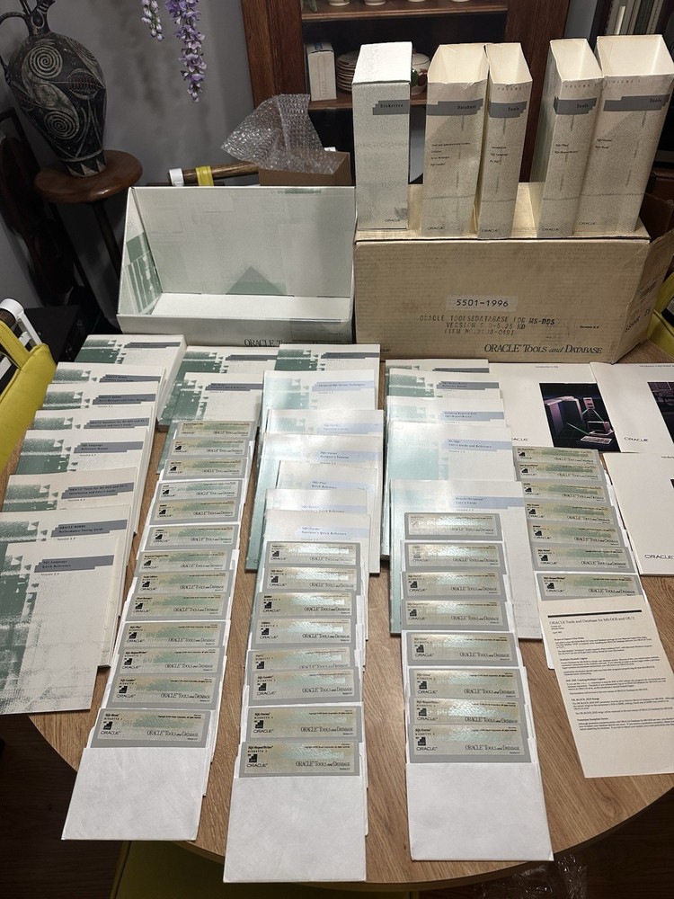 Oracle Tools and Database for DOS Version 6.0 5.25 HD 9008-0491