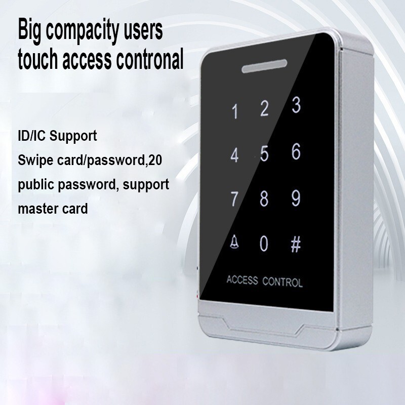 Waterproof Access Control System w/Touch Keypad & ID/IC Card - Password Entry